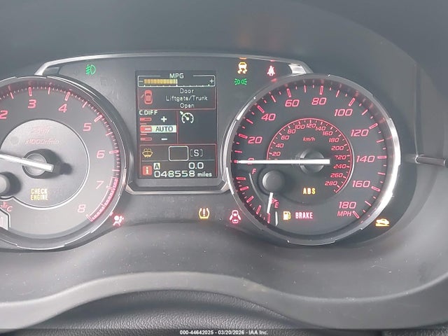 Aukcja sprzedaży 2016 Subaru Wrx Sti, vin: JF1VA2V69G9823274, numer aukcji: 44642025