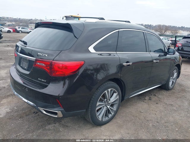 2017 Acura Mdx Technology Package მანქანა იყიდება აუქციონზე, vin: 5FRYD4H58HB025903, აუქციონის ნომერი: 44642033