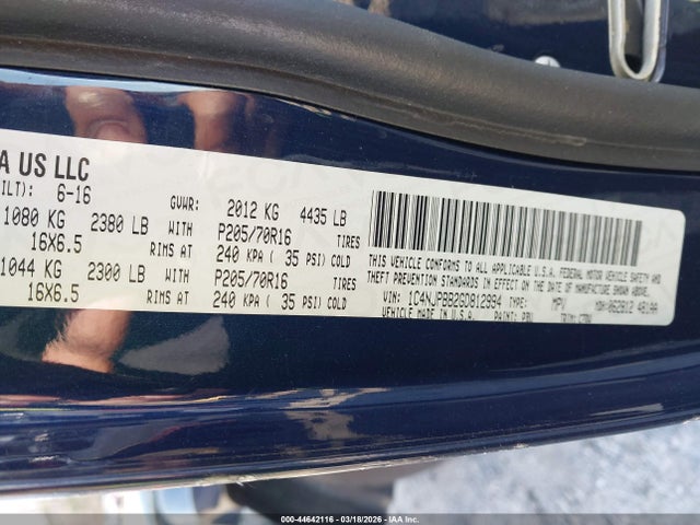 Auction sale of the 2016 Jeep Patriot Sport, vin: 1C4NJPBB2GD812994, lot number: 44642116