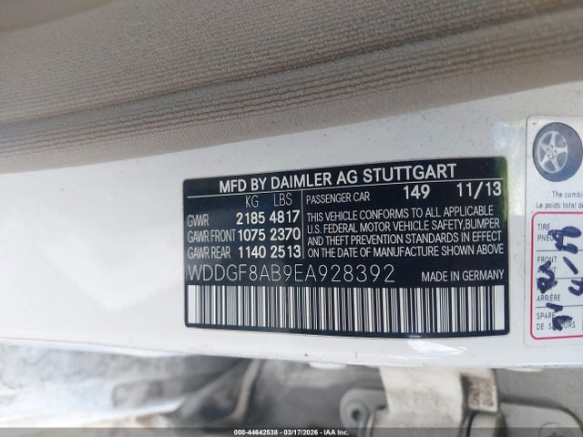 WDDGF8AB9EA928392 Mercedes-Benz C 300 Sport 4matic