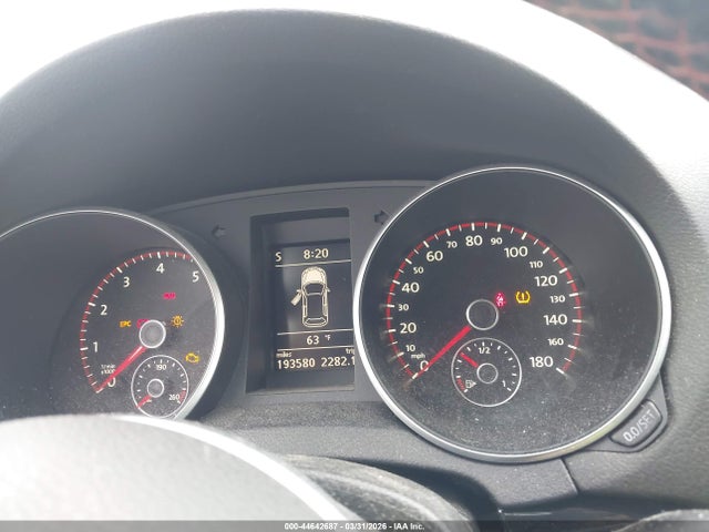 44642687 :رقم المزاد ، WVWGD7AJ6CW322369 vin ، 2012 Volkswagen Gti 4-door مزاد بيع