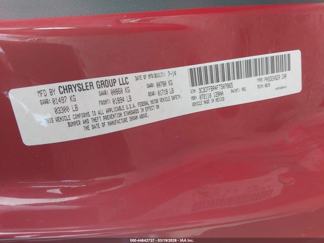 2015 FIAT 500 3C3CFFBR4FT507865 Photo 8