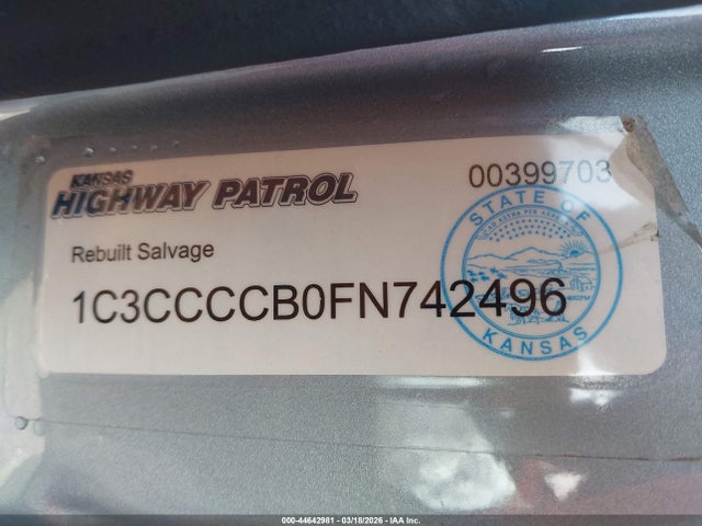 Продаж на аукціоні авто 2015 Chrysler 200 C, vin: 1C3CCCCB0FN742496, номер лоту: 44642981