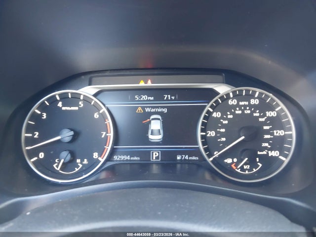 1N4BL4CV3MN336366 Nissan Altima Sr Fwd