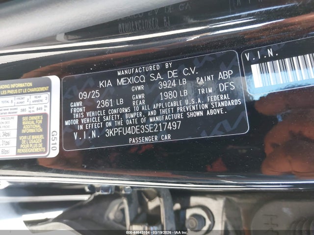 2025 KIA K4 3KPFU4DE3SE217497 Photo 8