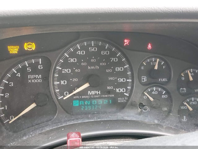 Продажа на аукционе авто 2002 Chevrolet Silverado 1500 Ls, vin: 2GCEK19T821334657, номер лота: 44643143