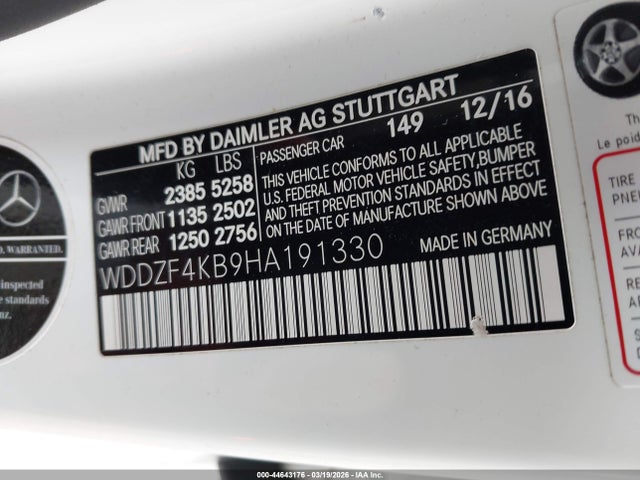 2017 MERCEDES-BENZ E 300 WDDZF4KB9HA191330 Photo 8