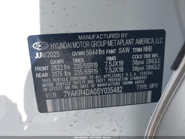 Hyundai Ioniq 5 Limited 2025 7YAKR4DA0SY035482 Image 9