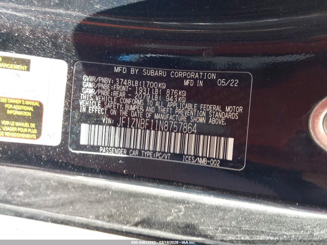 2022 TOYOTA GR86 JF1ZNBF11N8757864 Photo 8