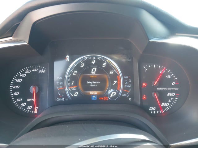 44643312 :رقم المزاد ، 1G1YB2D7XK5114392 vin ، 2019 Chevrolet Corvette Stingray مزاد بيع
