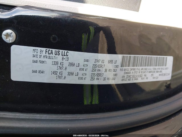 2020 CHRYSLER PACIFICA 2C4RC1BG2LR101663 Photo 8