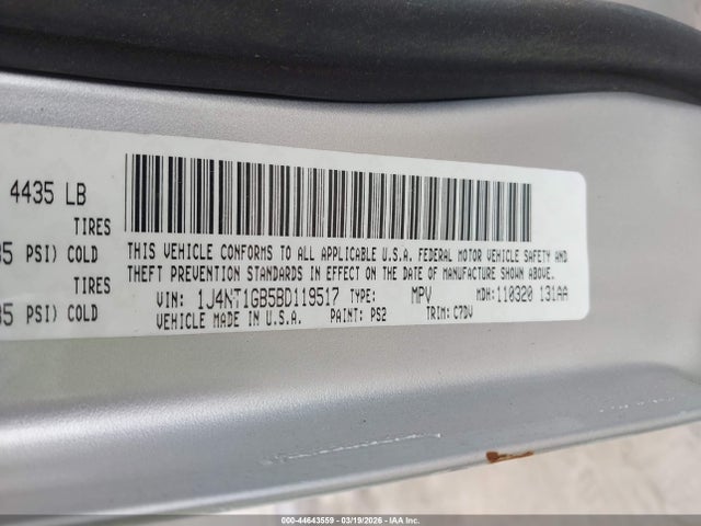 2011 JEEP PATRIOT 1J4NT1GB5BD119517 Photo 8