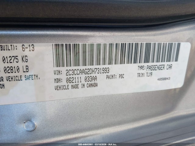 Aukcja sprzedaży 2013 Chrysler 300 Motown, vin: 2C3CCAAG2DH731993, numer aukcji: 44643561