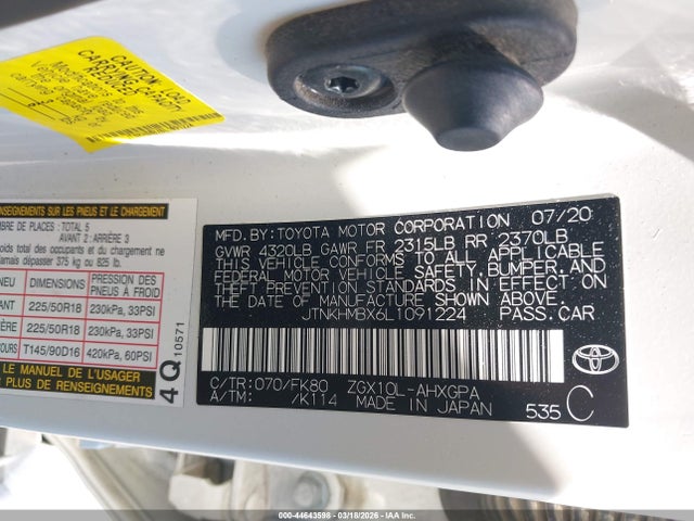JTNKHMBX6L1091224 Toyota C-HR XLE