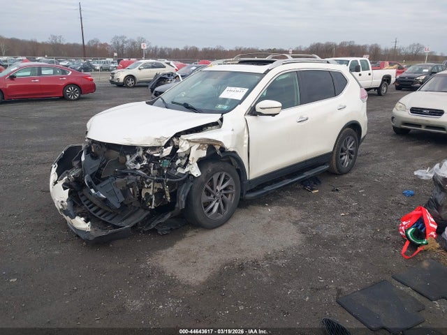 2016 Nissan Rogue Sl მანქანა იყიდება აუქციონზე, vin: 5N1AT2MV8GC849648, აუქციონის ნომერი: 44643617