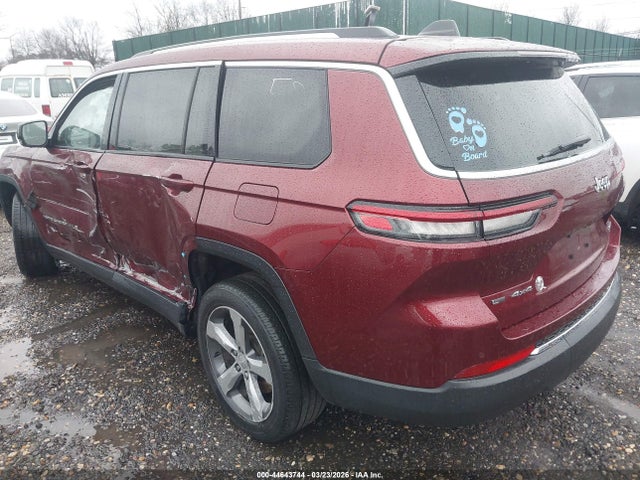 44643744 :رقم المزاد ، 1C4RJKBGXM8118820 vin ، 2021 Jeep Grand Cherokee L Limited 4x4 مزاد بيع