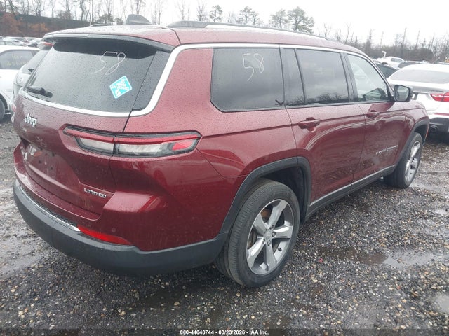 44643744 :رقم المزاد ، 1C4RJKBGXM8118820 vin ، 2021 Jeep Grand Cherokee L Limited 4x4 مزاد بيع