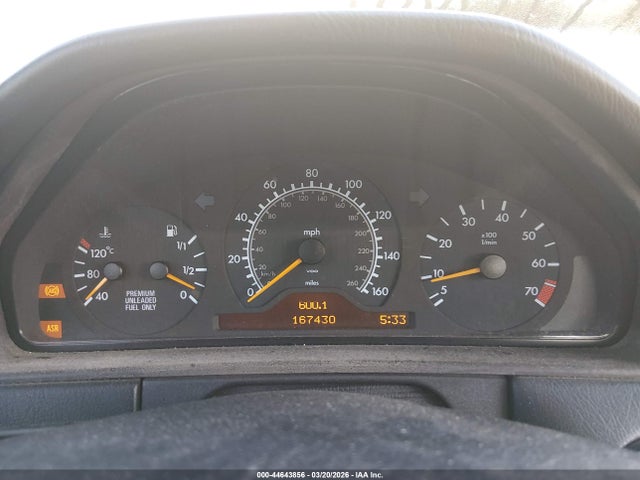 1997 Mercedes-benz E 320 მანქანა იყიდება აუქციონზე, vin: WDBJF55F3VA377340, აუქციონის ნომერი: 44643856