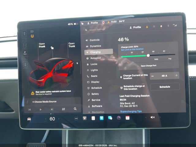 44644254 :رقم المزاد ، 7SAYGDED2TF407747 vin ، 2026 Tesla Model Y Premium Rear-wheel Drive/standard Rear-wheel Drive مزاد بيع