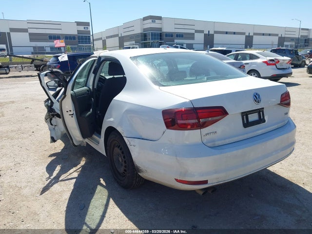 2016 Volkswagen Jetta 1.4t S მანქანა იყიდება აუქციონზე, vin: 3VW267AJ2GM318925, აუქციონის ნომერი: 44644359