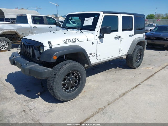 Aukcja sprzedaży 2016 Jeep Wrangler Unlimited Sport, vin: 1C4BJWDG2GL287835, numer aukcji: 44644471