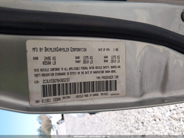 2006 CHRYSLER 300 2C3LK53G76H365233 Photo 8
