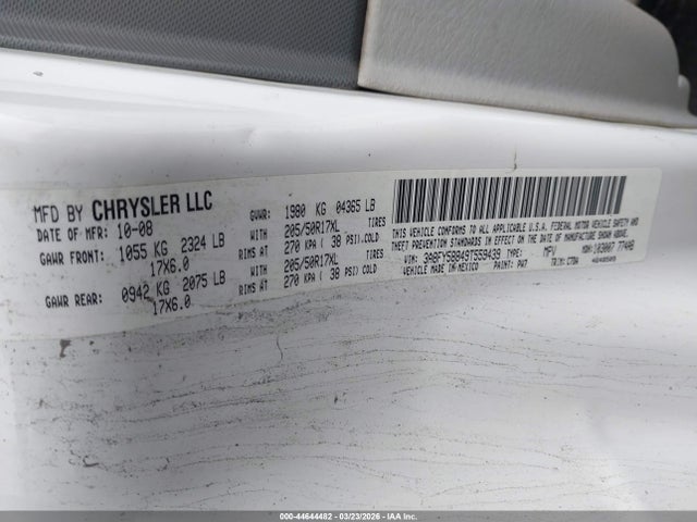 Продажа на аукционе авто 2009 Chrysler Pt Cruiser Touring, vin: 3A8FY58849T559439, номер лота: 44644482