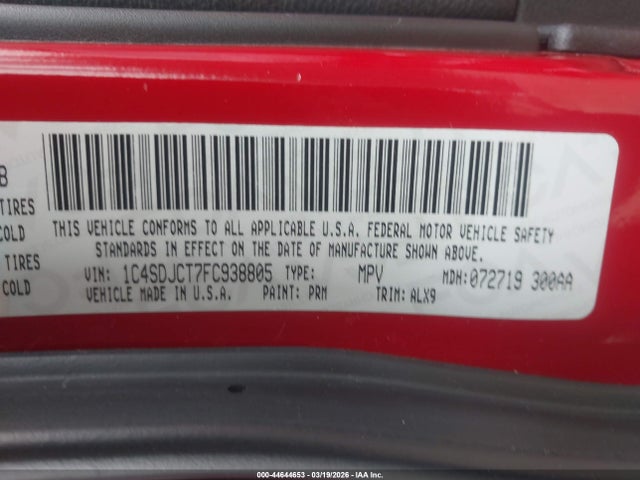 Dodge Durango R/t 2015 1C4SDJCT7FC938805 Image 9