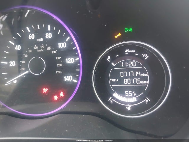 44644672 :رقم المزاد ، 3CZRU6H52JM727177 vin ، 2018 Honda Hr-v Ex مزاد بيع