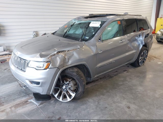 44644770 :رقم المزاد ، 1C4RJECG4HC740297 vin ، 2017 Jeep Grand Cherokee Overland 4x2 مزاد بيع