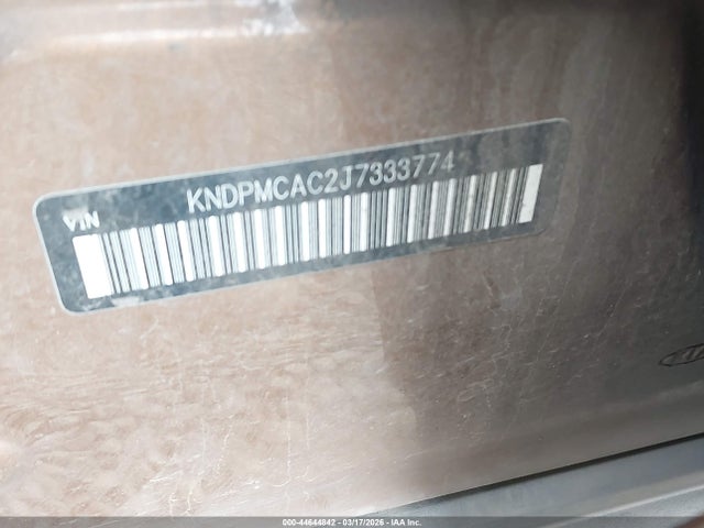 KIA Sportage Lx 2018 KNDPMCAC2J7333774 Image 9