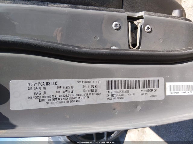2019 Dodge Charger Scat Pack Rwd მანქანა იყიდება აუქციონზე, vin: 2C3CDXGJ7KH518859, აუქციონის ნომერი: 44644857
