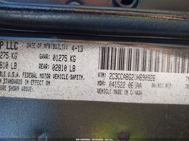 Продажа на аукционе авто 2013 Chrysler 300 300s, vin: 2C3CCABG2DH690926, номер лота: 44644944