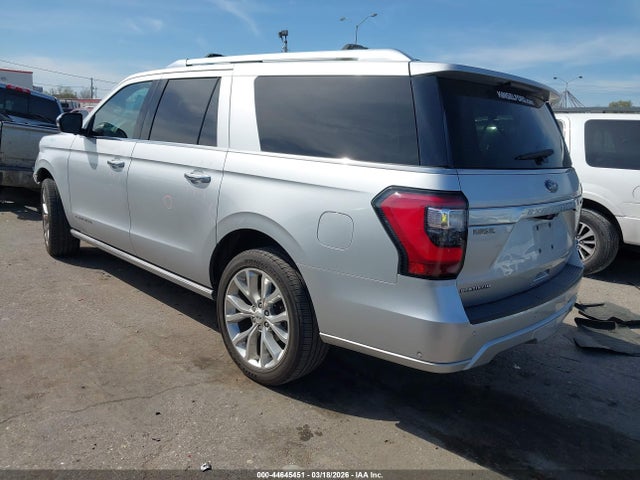 Продаж на аукціоні авто 2018 Ford Expedition Max Platinum, vin: 1FMJK1LT1JEA58760, номер лоту: 44645451