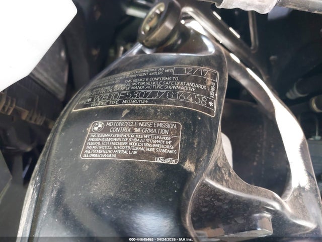 Aukcja sprzedaży 2018 Bmw K1600 B, vin: WB10F5307JZG16458, numer aukcji: 44645465
