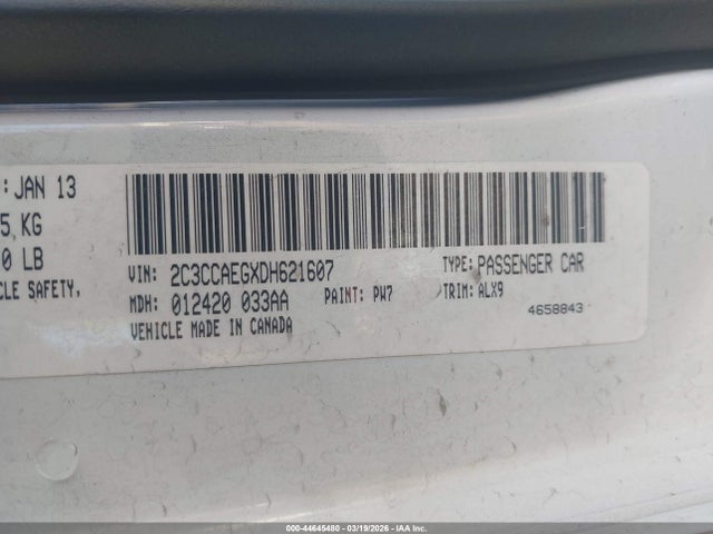 2013 CHRYSLER 300C 2C3CCAEGXDH621607 Photo 8