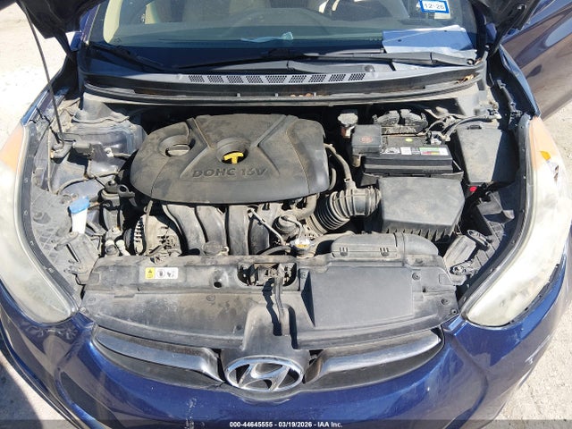 Продаж на аукціоні авто 2013 Hyundai Elantra Limited, vin: 5NPDH4AE4DH372493, номер лоту: 44645555
