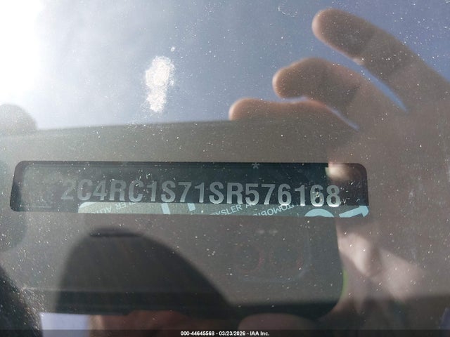 Продажа на аукционе авто 2025 Chrysler Pacifica Hybrid Select, vin: 2C4RC1S71SR576168, номер лота: 44645568