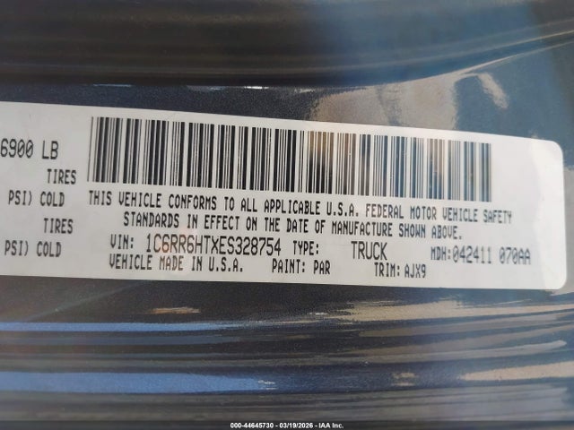 2014 RAM 1500 1C6RR6HTXES328754 Photo 8