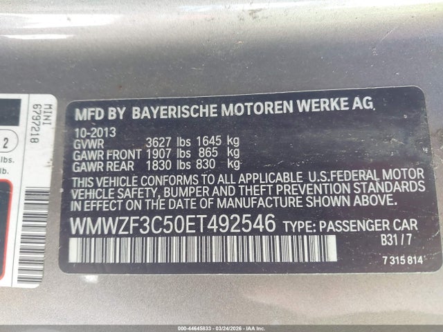 2014 MINI CLUBMAN WMWZF3C50ET492546 Photo 8