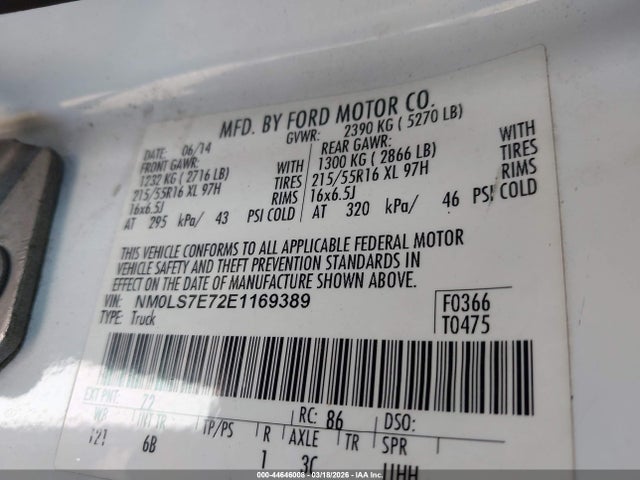 Ford Transit Connect Xl 2014 NM0LS7E72E1169389 Image 9