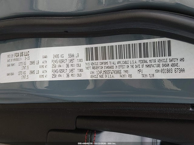 1C4PJMBS5FW703066 Jeep Cherokee Trailhawk