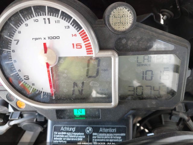 2011 Bmw S 1000 Rr მანქანა იყიდება აუქციონზე, vin: WB1051707BZV43158, აუქციონის ნომერი: 44646300