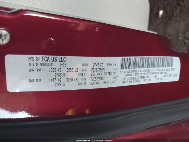 2C4RDGBG5JR180386 Dodge Grand Caravan Se