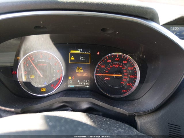 Продаж на аукціоні авто 2019 Subaru Impreza 2.0i Sport, vin: 4S3GTAM69K3736477, номер лоту: 44646687