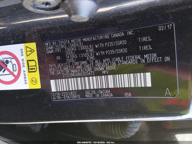 Lexus RX 350 2017 2T2ZZMCA9HC055472 Image 9
