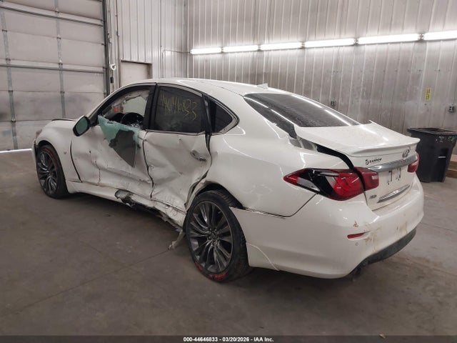 2018 Infiniti Q70 3.7x Luxe მანქანა იყიდება აუქციონზე, vin: JN1BY1AR2JM220726, აუქციონის ნომერი: 44646833