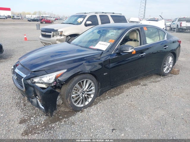 Продажа на аукционе авто 2018 Infiniti Q50 3.0t Luxe, vin: JN1EV7AP4JM366875, номер лота: 44646849