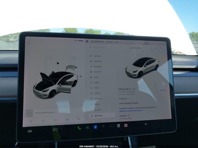 Aukcja sprzedaży 2020 Tesla Model 3 Long Range Dual Motor All-wheel Drive, vin: 5YJ3E1EB5LF790707, numer aukcji: 44646887