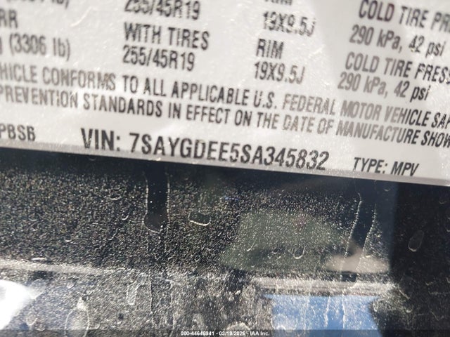 Продаж на аукціоні авто 2025 Tesla Model Y Long Range Dual Motor All-wheel Drive, vin: 7SAYGDEE5SA345832, номер лоту: 44646941